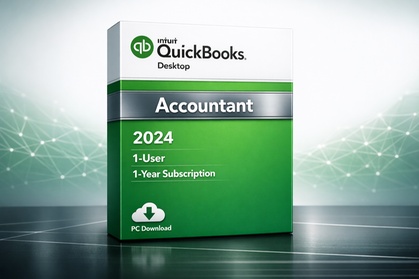QuickBooks Desktop Accountant 2024 (1-User 1-Year)
