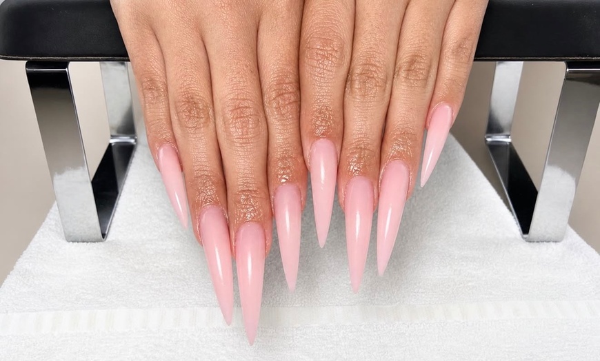 Image 7: Gel Manicure, HardGel, Full Set Acrylics & Waterless Pedicure Packages