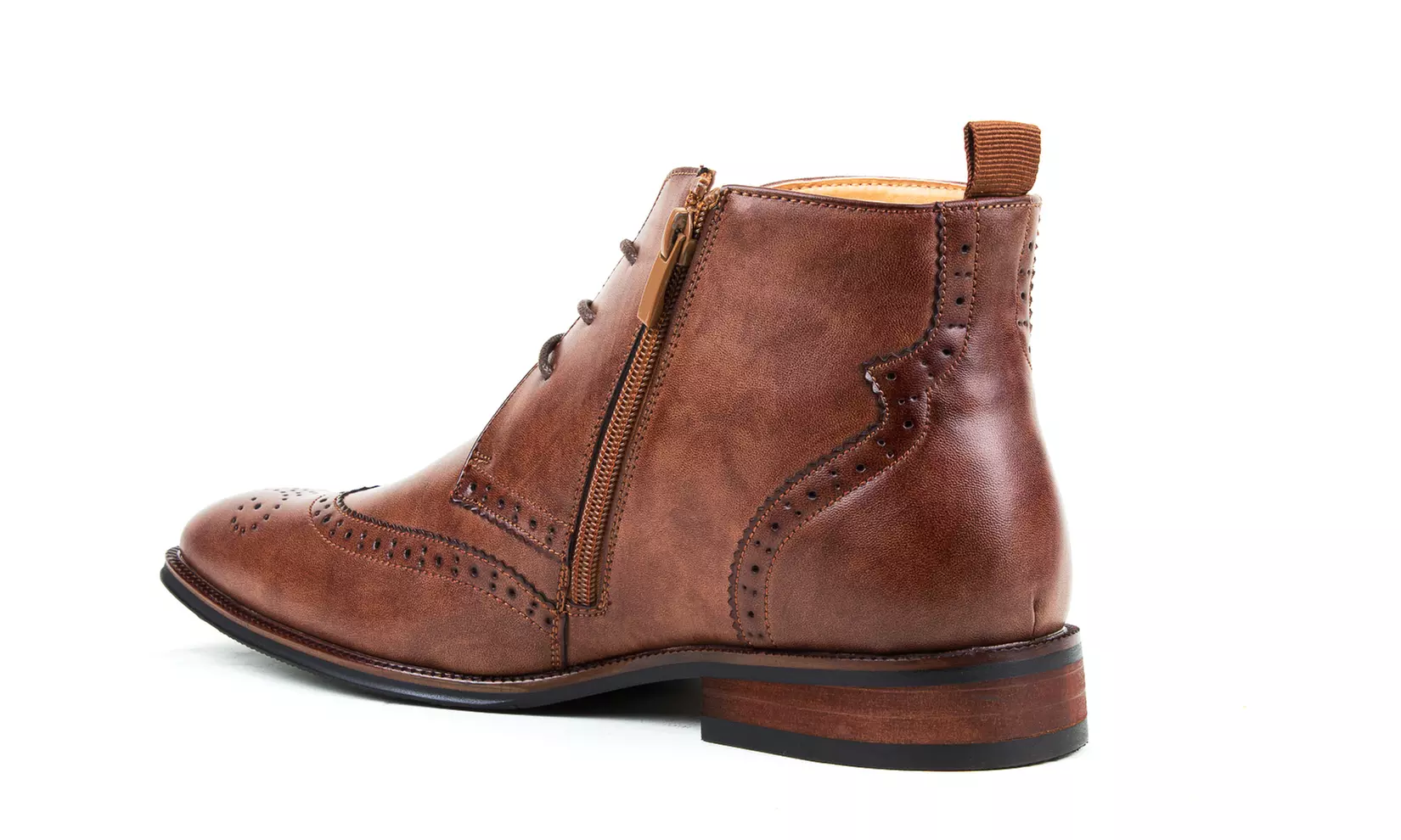 Signature Men's Wingtip Brogue Boots - Second Medium