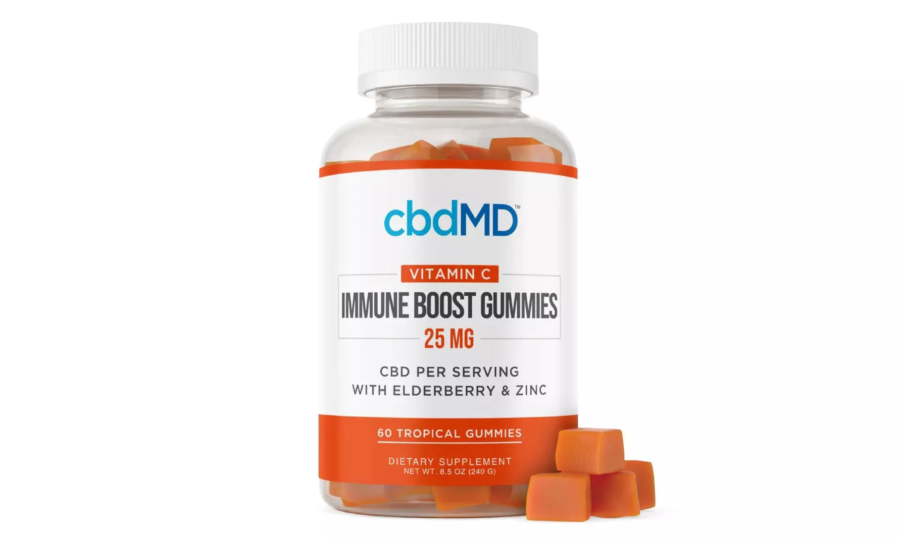 cbdMD CBD Vitamin Supplement Gummies For Overall Health & Wellness