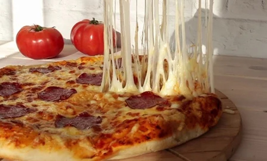 Image 2: Enjoy Any 2 Large Pizzas +2 Drinks or Any 3 Small Pizzas +1.25L Drinks