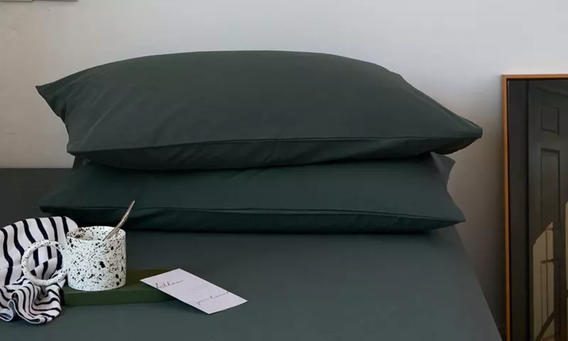 Pure Cotton 2 Piece Pillowcase Set