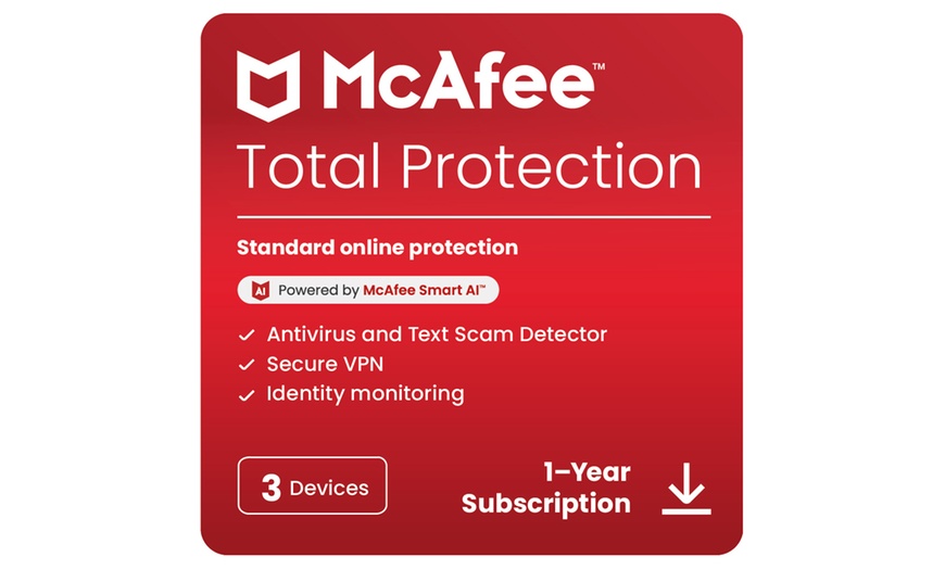 Image 2: McAfee Total Protection 2025 - one year - 1 to 10 devices 
