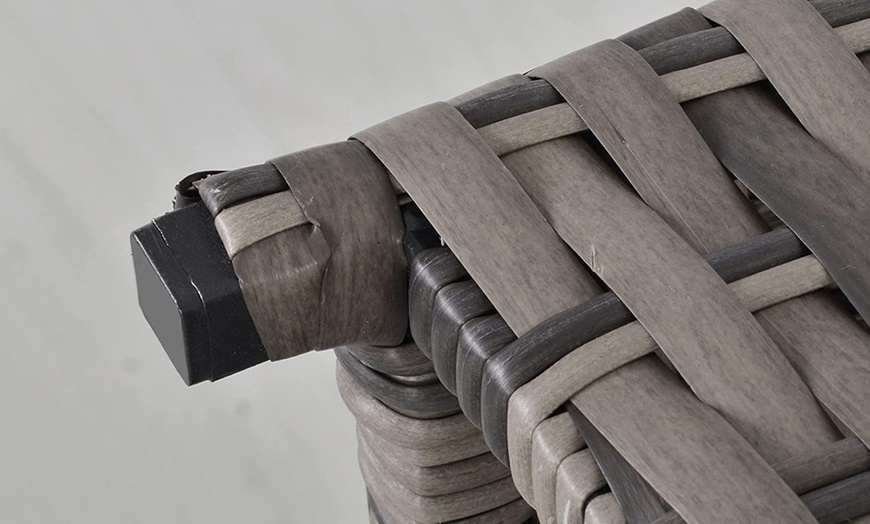 Image 9: Outsunny Rattan-Effect Five-Seater Sofa Set