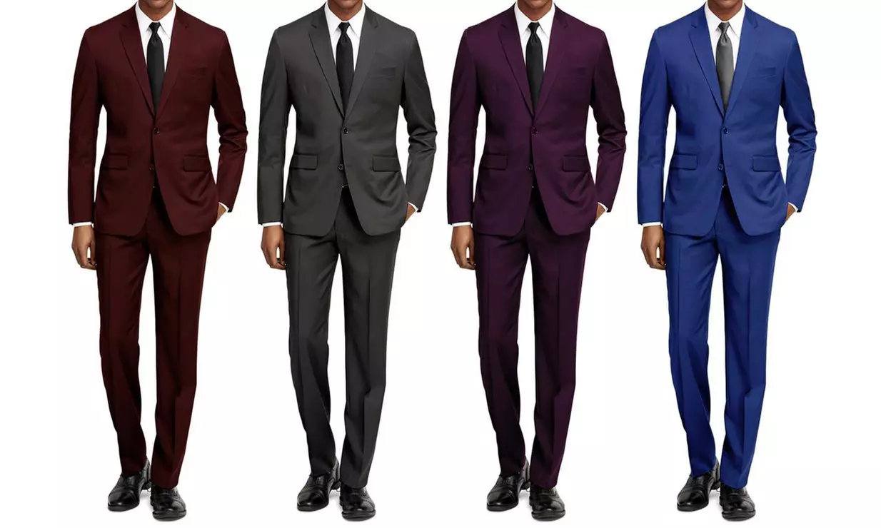 Braveman Men's Slim Fit Solid Suit (2-Piece) - Primary Image