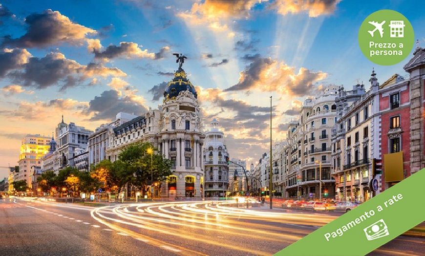Image 1: ✈ Madrid 4*: volo diretto più 2 o 3 notti in hotel pagamento in 3 rate