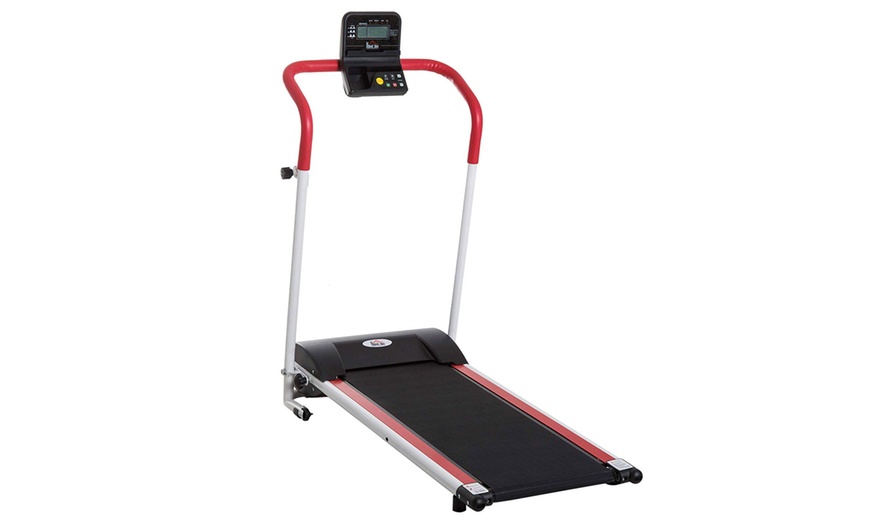 Image 4: HOMCOM Motorised Treadmill