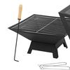 Image 5:  Outdoor Fire Pit with BBQ Grill - Multi-functional, Portable & Easy Clean