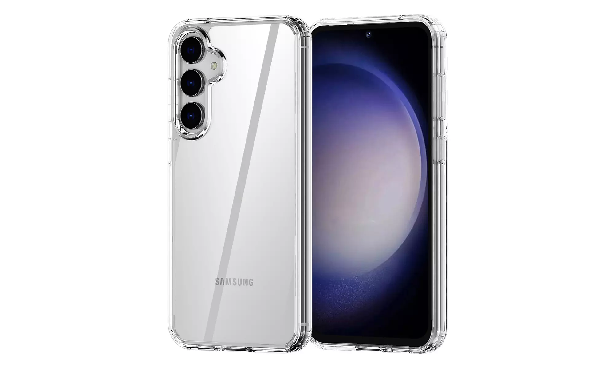 For Samsung Galaxy S23 FE 5G 2023 Case Clear Shockproof Protective Cover - Primary Image