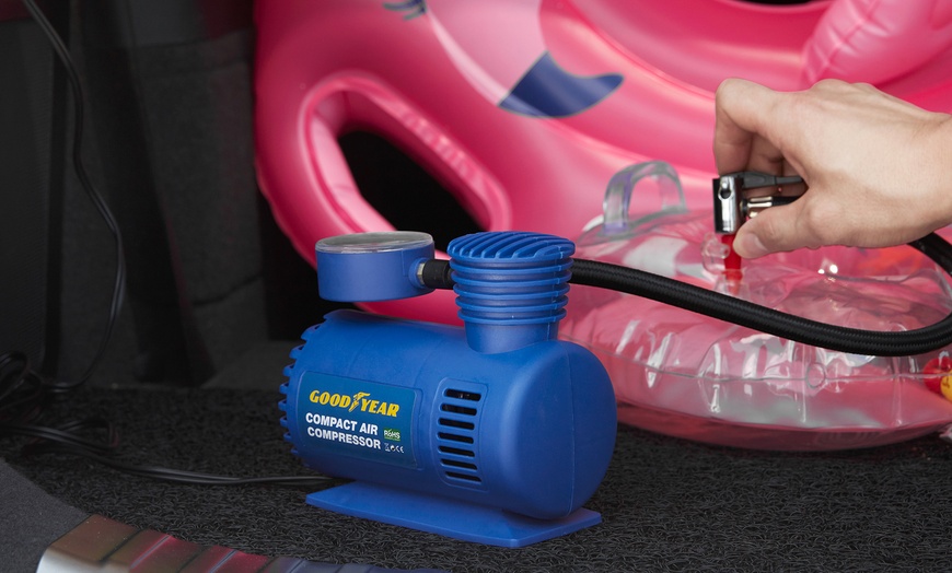 Image 4: Goodyear Car Tyre Air Compressor