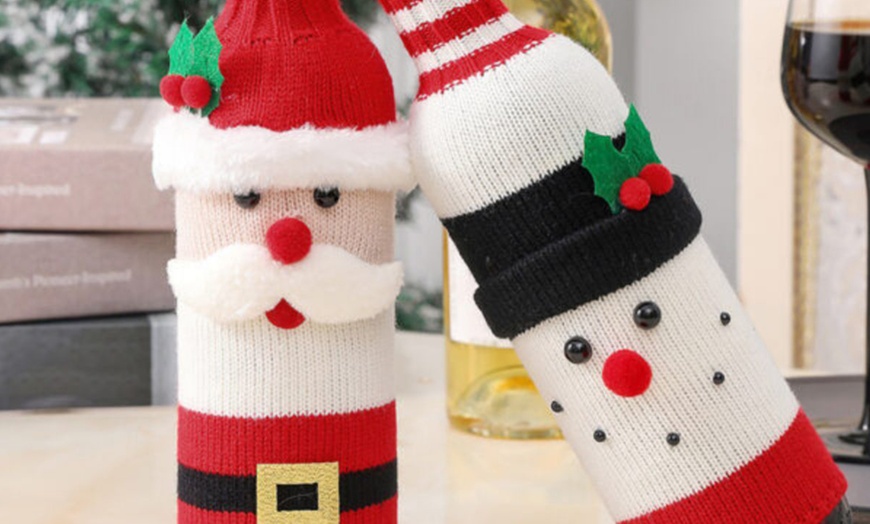 Image 7:  Knitted Wine Bottle Covers