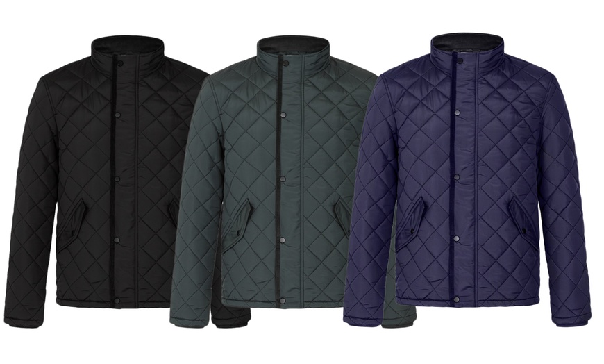 Image 1: Men's Charlie Quilted Jacket