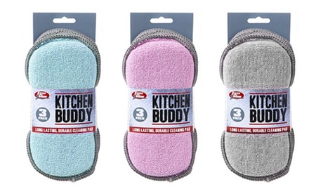 Fino a 3 set di spugnette da cucina PMS International