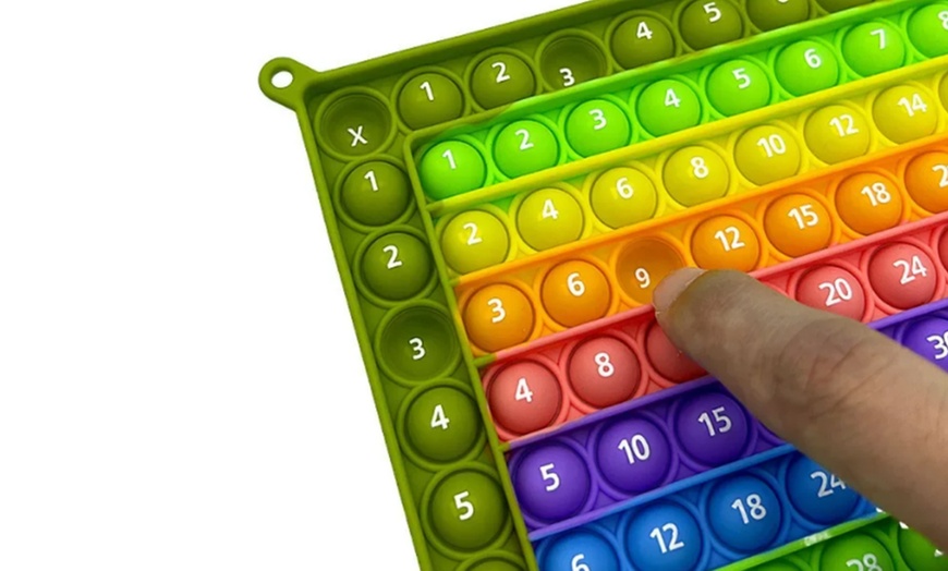 Image 2: Math Multiplication and addition Bubble Pressing Educational Toys 