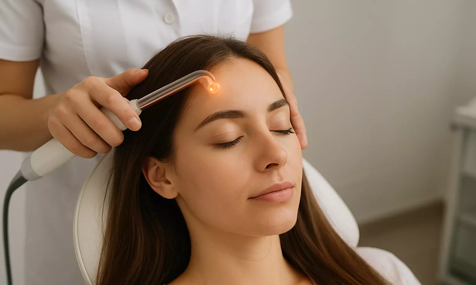 Scalp Treatment + High Frequency & Infrared LED + One Custom Facial
