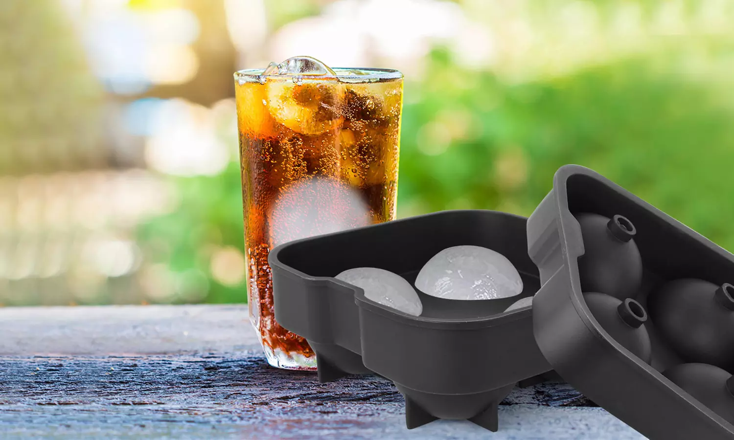 iMounTEK Four Ice Ball Mold Tray for Cool Drinks