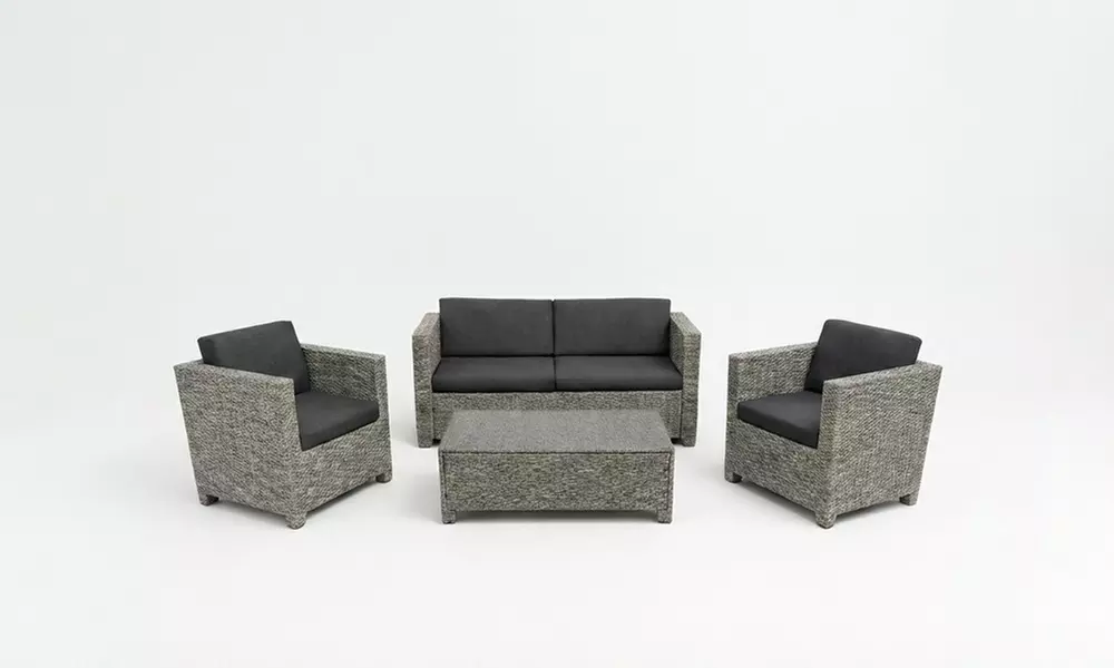 Salon de jardin Kocoon "Palmanova" 4 places en résine tressée