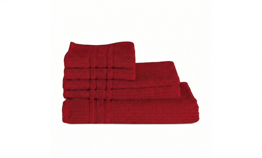 Image 10: Ensemble de 5 serviettes en coton