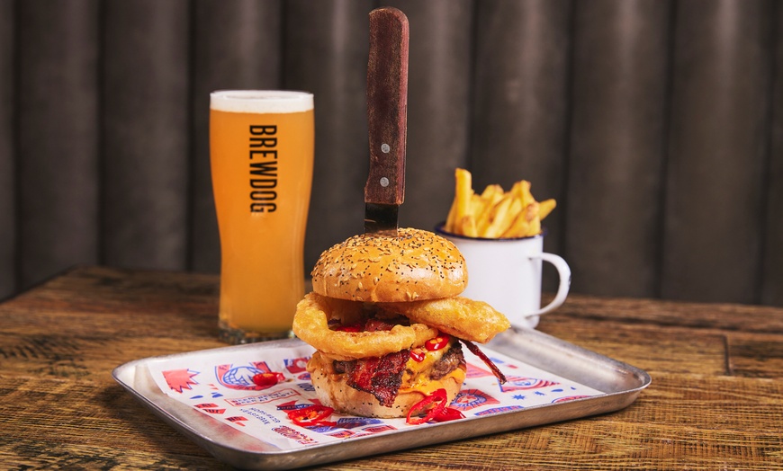 Image 4: BrewDog ! BIG Burgers & BIG Wings and 2 Drinks