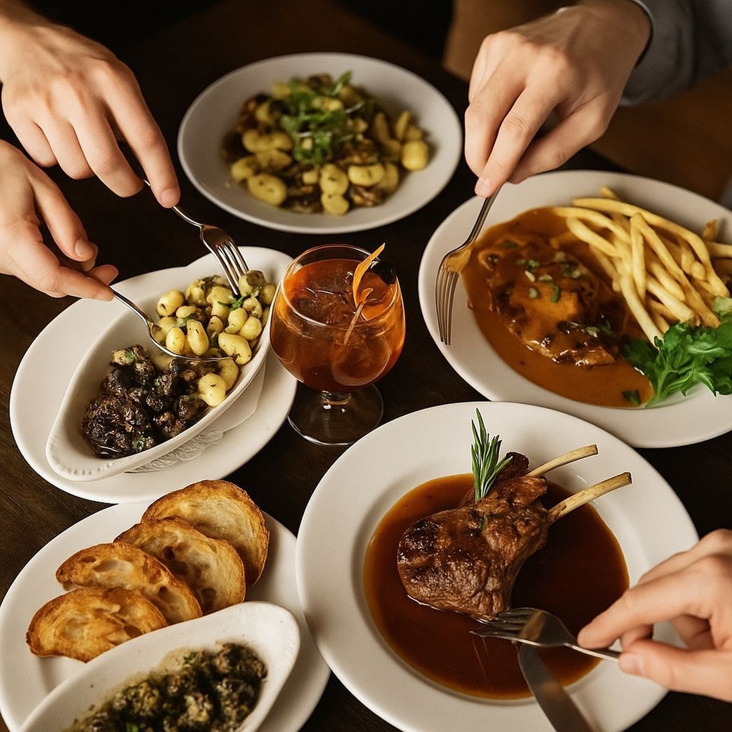 Appetizers, Entrées, and Cocktails at Le Jardin Bistro NYC