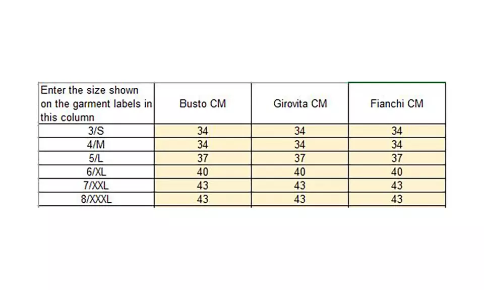 Set van 6 of 12 Gieffeti Underwear tops