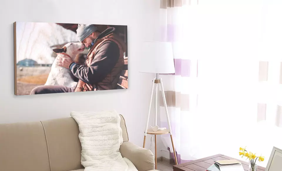 1 toile impression sur bois à personnaliser, taille au choix  avec Photo Gifts - Primary Image