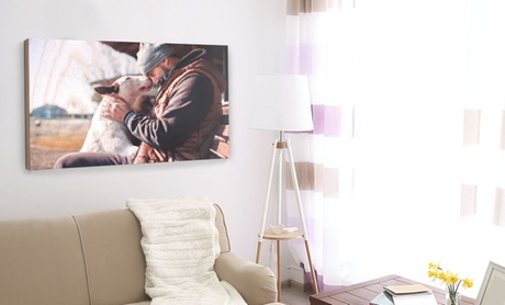 1 toile impression sur bois à personnaliser, taille au choix dès 5,99 € (jusqu'à 74% de réduction) avec Photo Gifts