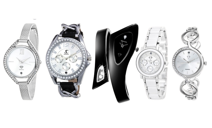 Image 2: Montres SC Crystal Paris horloges met diamanten