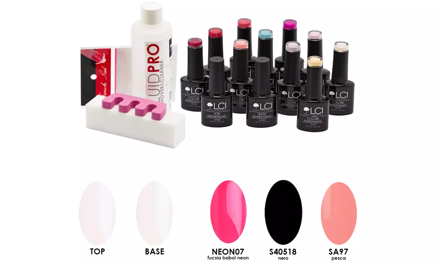 Kit lampada e smalti semipermanenti