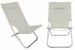 Silla plegable modelo Giga con asiento de tela Oxford en color beige y acolchado de espuma suave, con envío gratuito - Second Medium