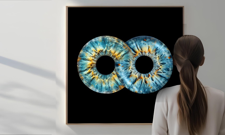 Image 2: Iris-Fotografie: Datei, Poster, Canvas, Halskette oder Whiskey-Spender