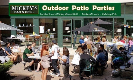 Outdoor Party for up to 80 guests includes a 2-course meal per person - Mickey's Bar and Grill