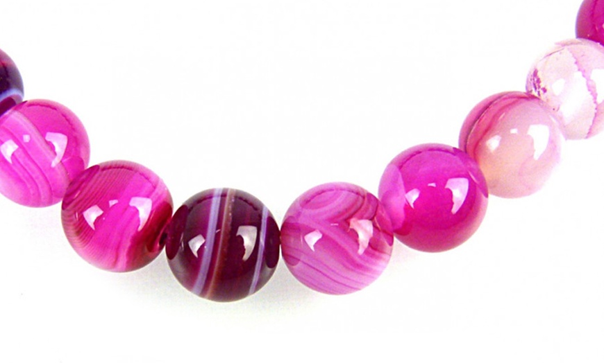 Image 5: Pink Agate Bracelet