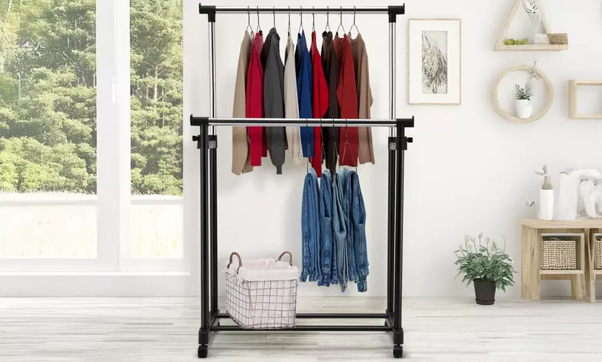 Image 3: Porte-vêtements mobile