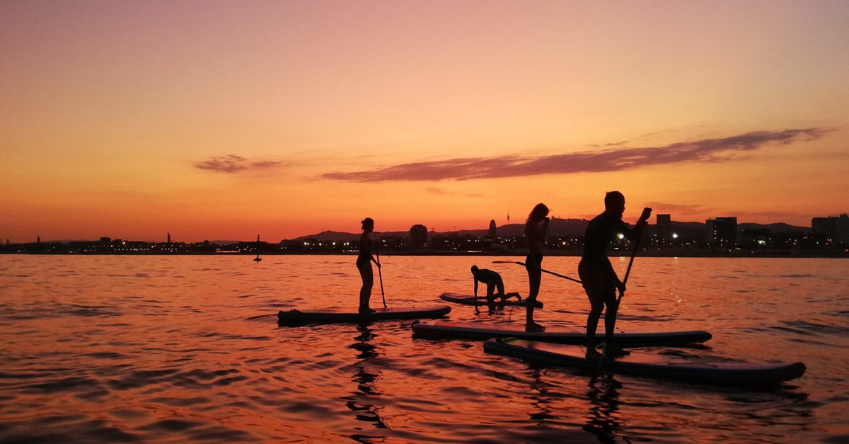 Actividad de paddle surf con instructor en Bogatell, Barcelona