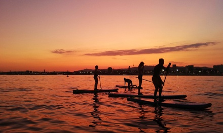 Para 1 persona: salida grupal de paddlesurf al amanecer, atardecer o bautismo - Blue Salt School