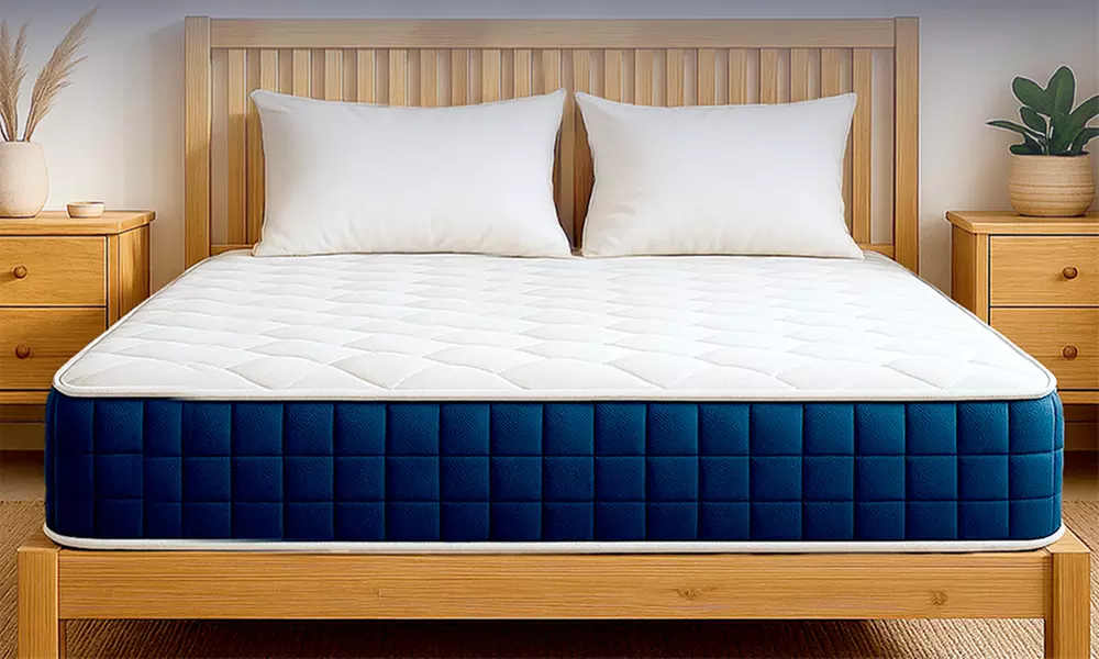 Colchón ortopédico 30 cm con muelles ensacados de The White Stone