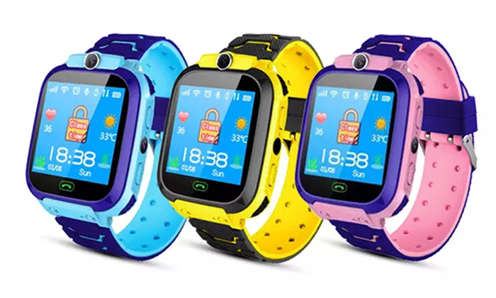 1 des 2 montres connectées pour enfants avec tracker GPS, coloris au choix - Primary Image