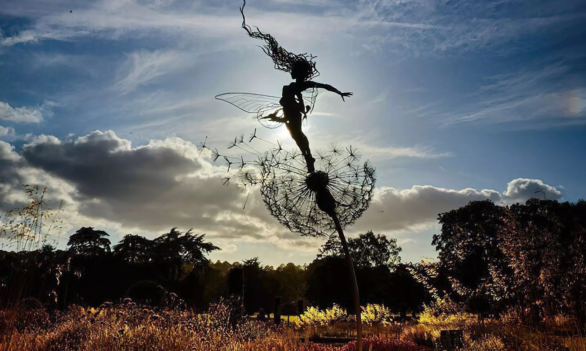 Dandelion Flower Fairy Patio Decorative Ornament