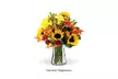 Fragrantly Fresh Fall Flower Bouquets from Blooms Today with Vase & Flower Delivery Included Up to 17% Off - Second Medium