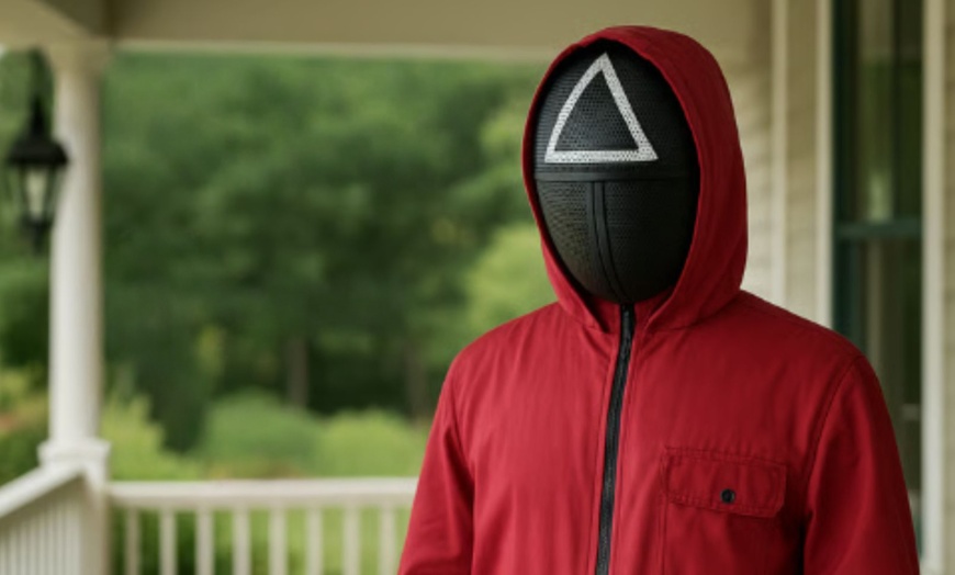 Image 1: Halloween-Kostüm mit Jumpsuit & Maske