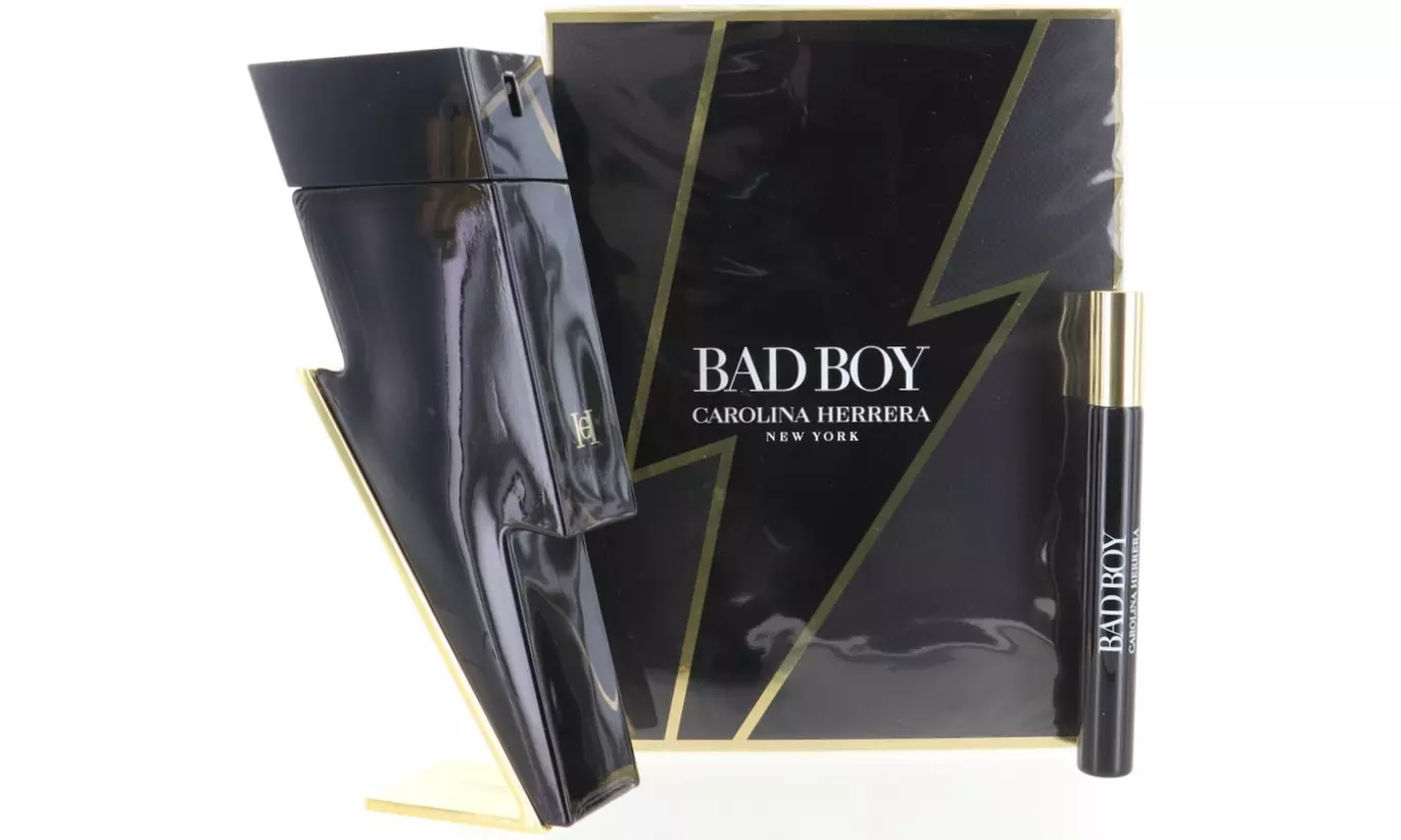 Bad Boy By Carolina Herrera 2 Piece Gift Set - 3.4 Oz Eau De Toilette Spray New - Primary Image
