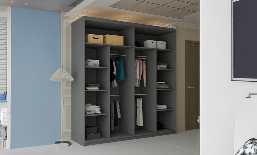 Image 9: Sliding Wardrobes 4u Sliding Doors Wardrobe with Mirror