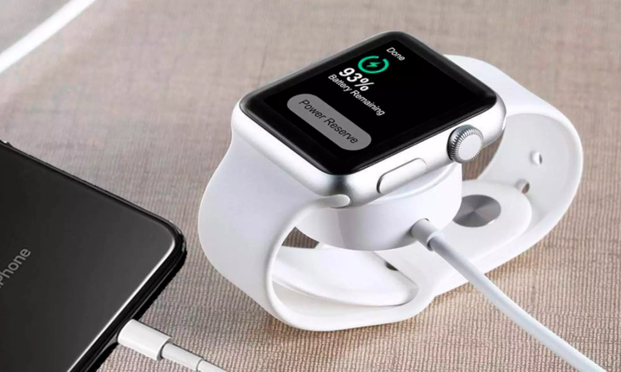 Zummy Magnetic Charger 2 in 1 USB Cable For Apple Watch iWatch & iPhone