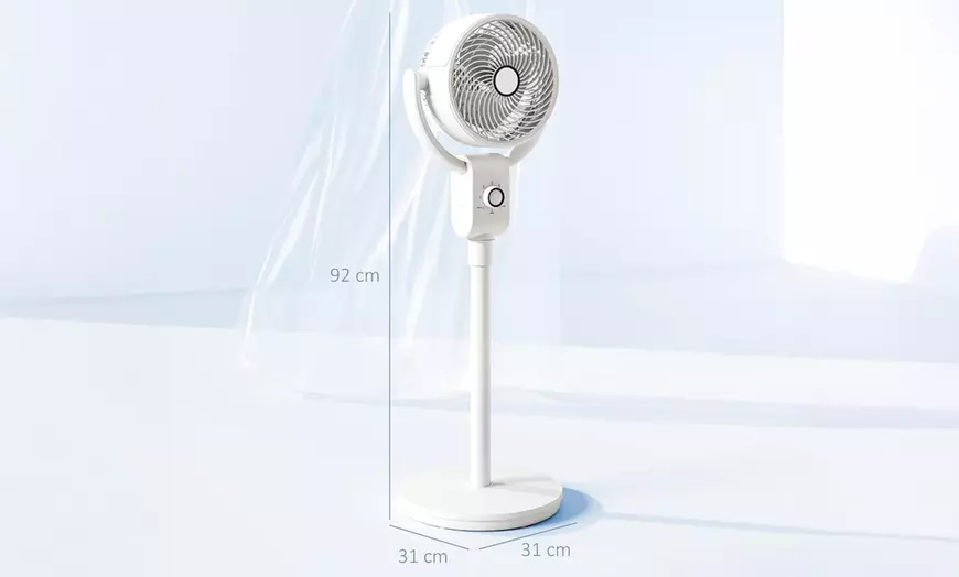 Image 5: HomCom 3 Speed Air Circulator Fan
