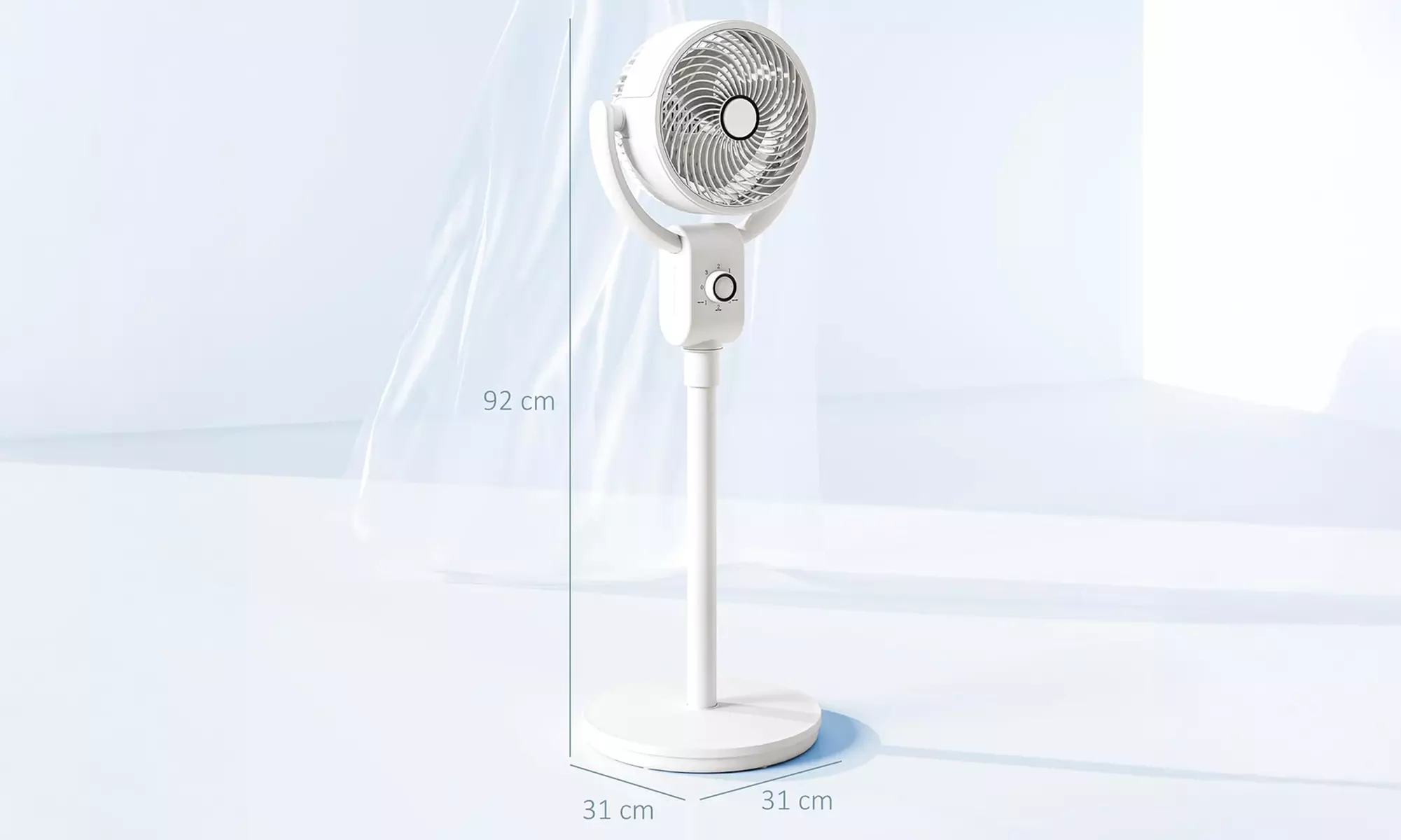 HomCom 3 Speed Air Circulator Fan