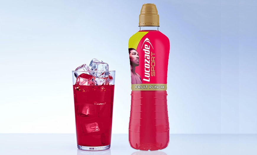 Image 2: 12-Pack of Lucozade Sport Fruit Punch Sports Drink 500ml