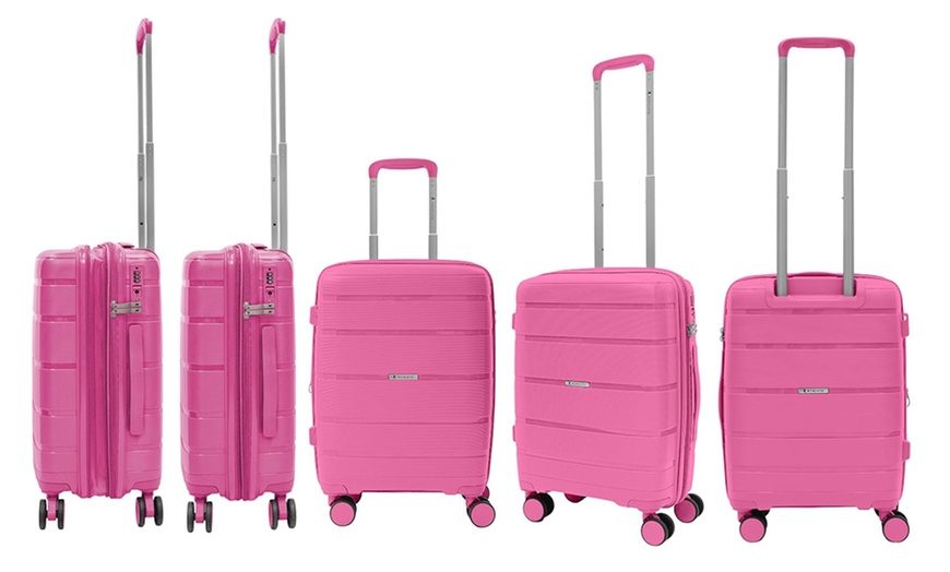 Image 9: Maleta o juego de maletas rígidas con ruedas y cierre TSA, de Roncato