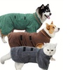 Image 1: Super Absorbent and Quick Dry Pet Bathrobe Towel