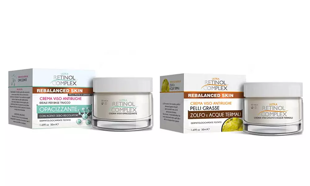 2 creme viso antirughe Retinol Complex a scelta